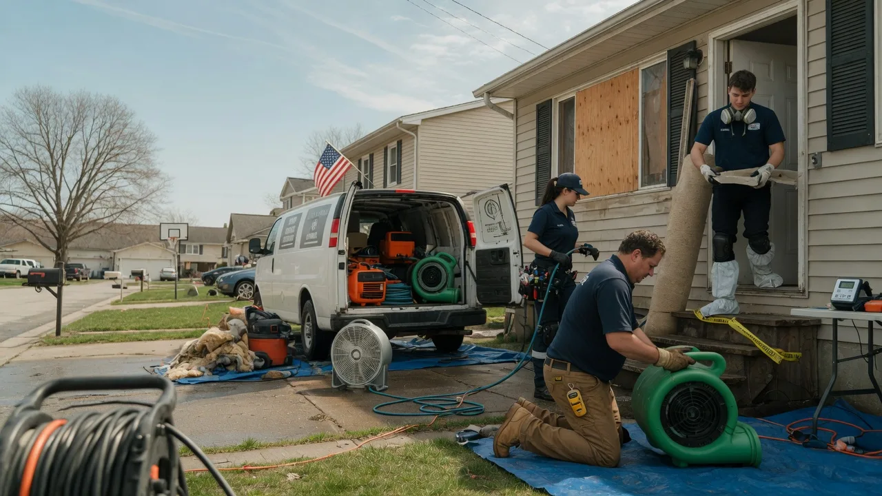 Water Damage Restoration in Louisville, IL near me